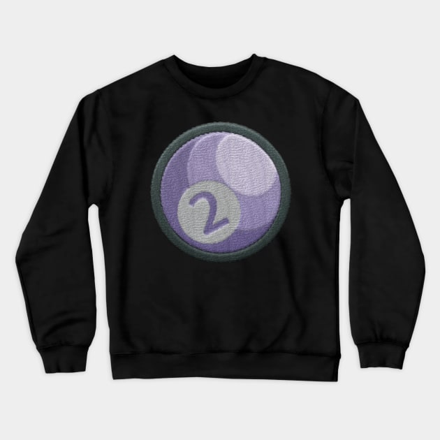 Pool 2 Ball Crewneck Sweatshirt by aaallsmiles